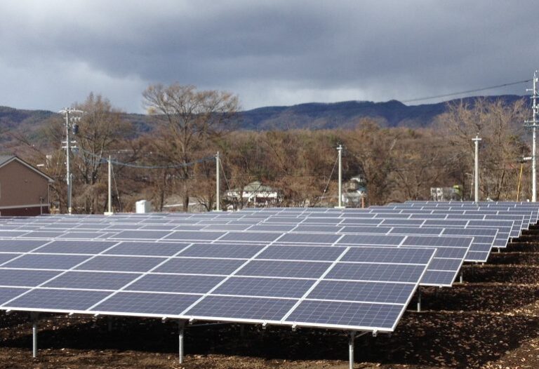 KJC_長野県_太陽光　基礎（杭）　架台　220Kw1